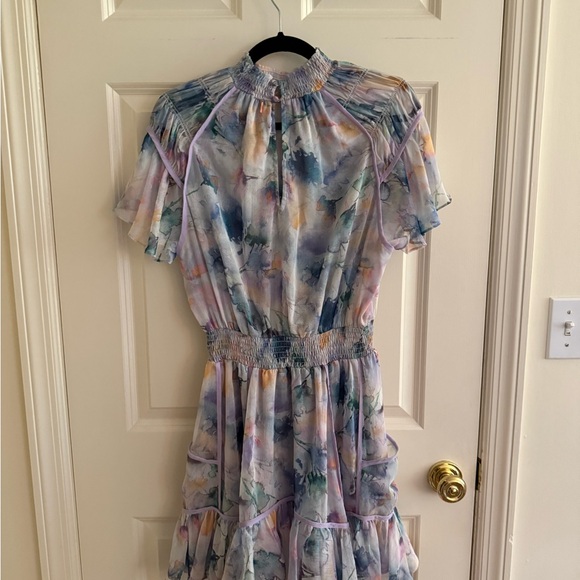 Misa Los Angeles Watercolor Mini Dress - Picture 5 of 6